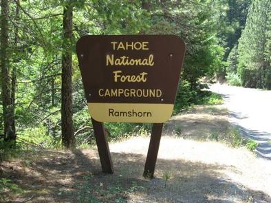 Ramshorn Campground Sign
