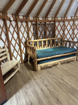 Two Moon Yurts campsite photo 3 - Glendo State Park, Wyoming