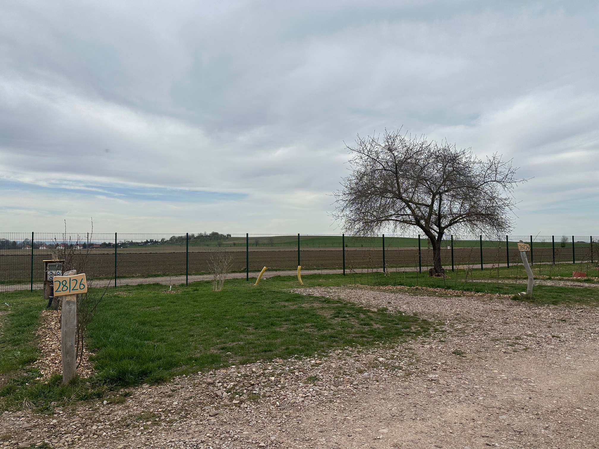 Emplacement jusqu'à 8m 