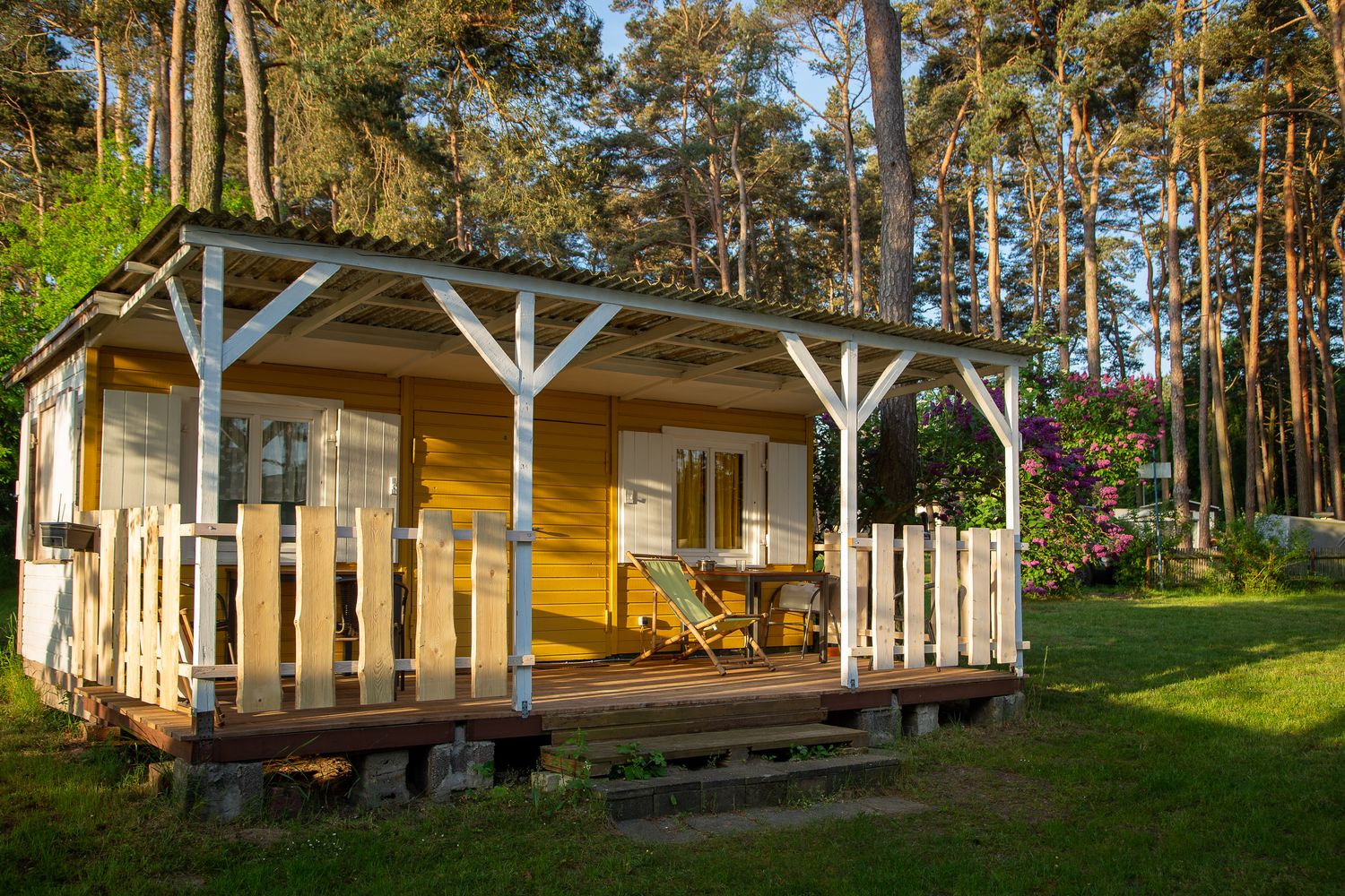 Koje in der Laube Villa Kunterbunt