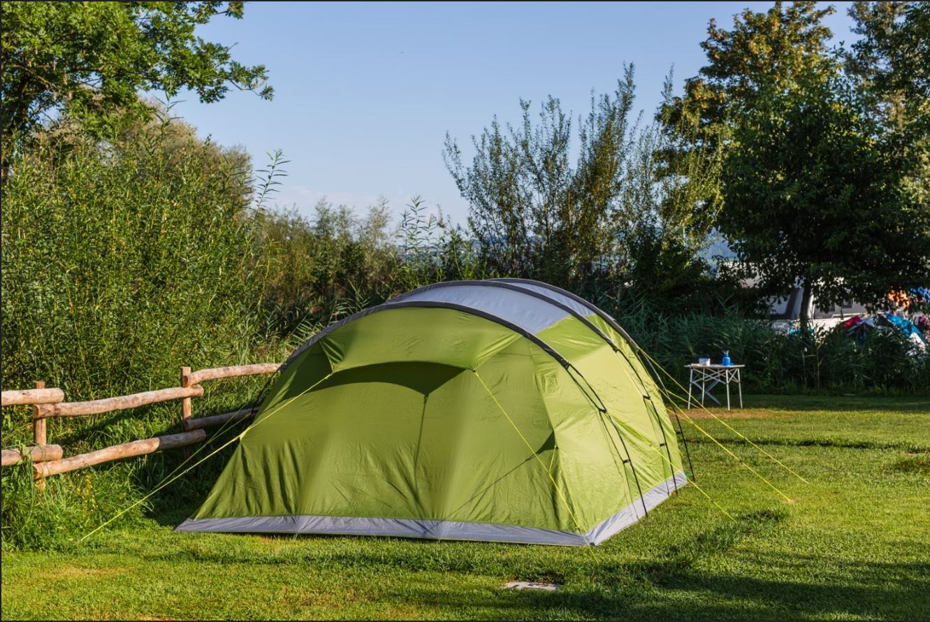 Piazzola tenda grande senza veicolo