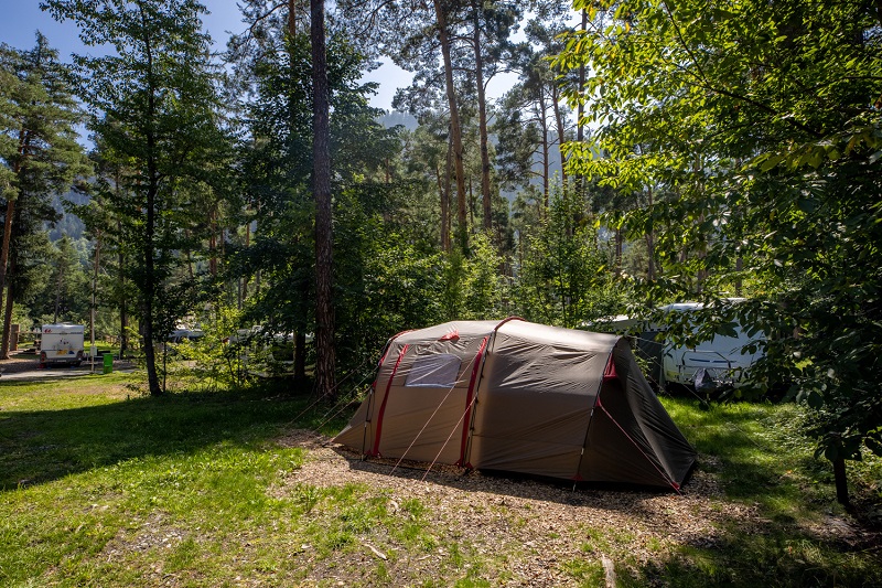 Stellplatz grosses Zelt