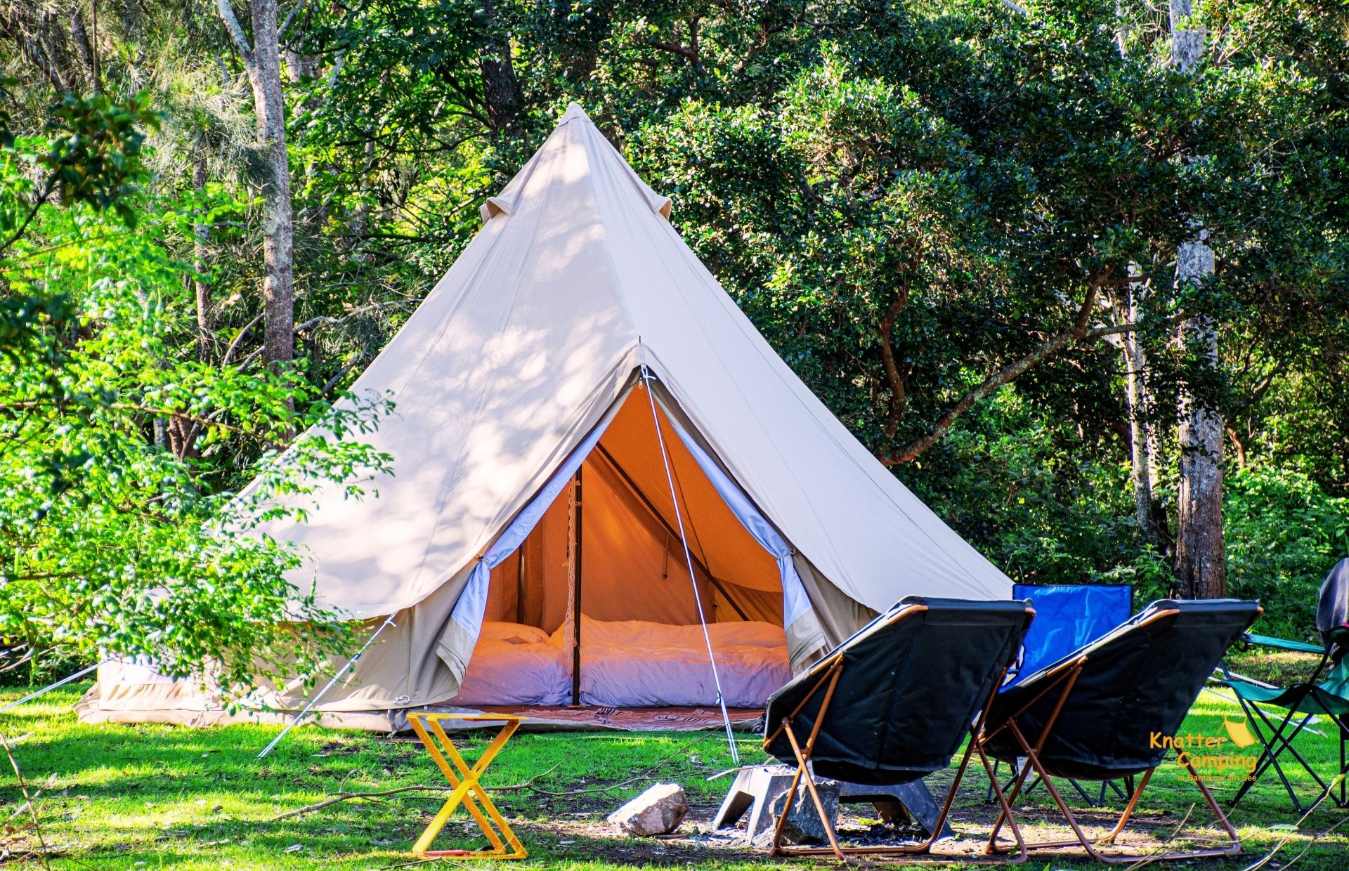 Standplaats voor tent (incl. 2 volwassenen en 2 kinderen)