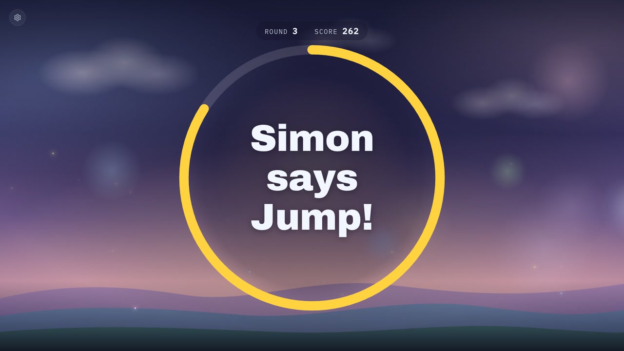 Simon Says gameplay