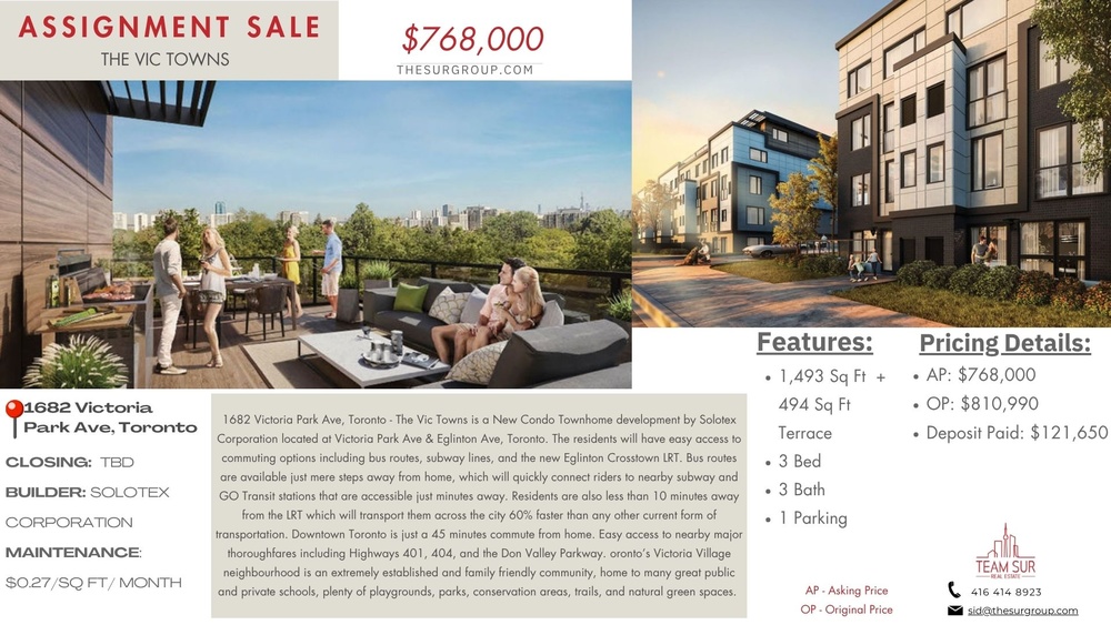 1682 Victoria Park  Ave  Toronto  Ontario Canada Sale residential Sur Real Estate Group * ROYAL LEPAGE REAL ESTATE SERVICES LTD. Brokerage*