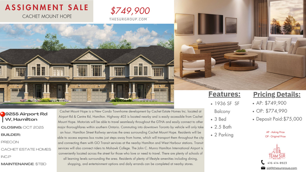 9255 Airport  Rd W Hamilton Ontario Canada Sale residential Sur Real Estate Group * ROYAL LEPAGE REAL ESTATE SERVICES LTD. Brokerage*