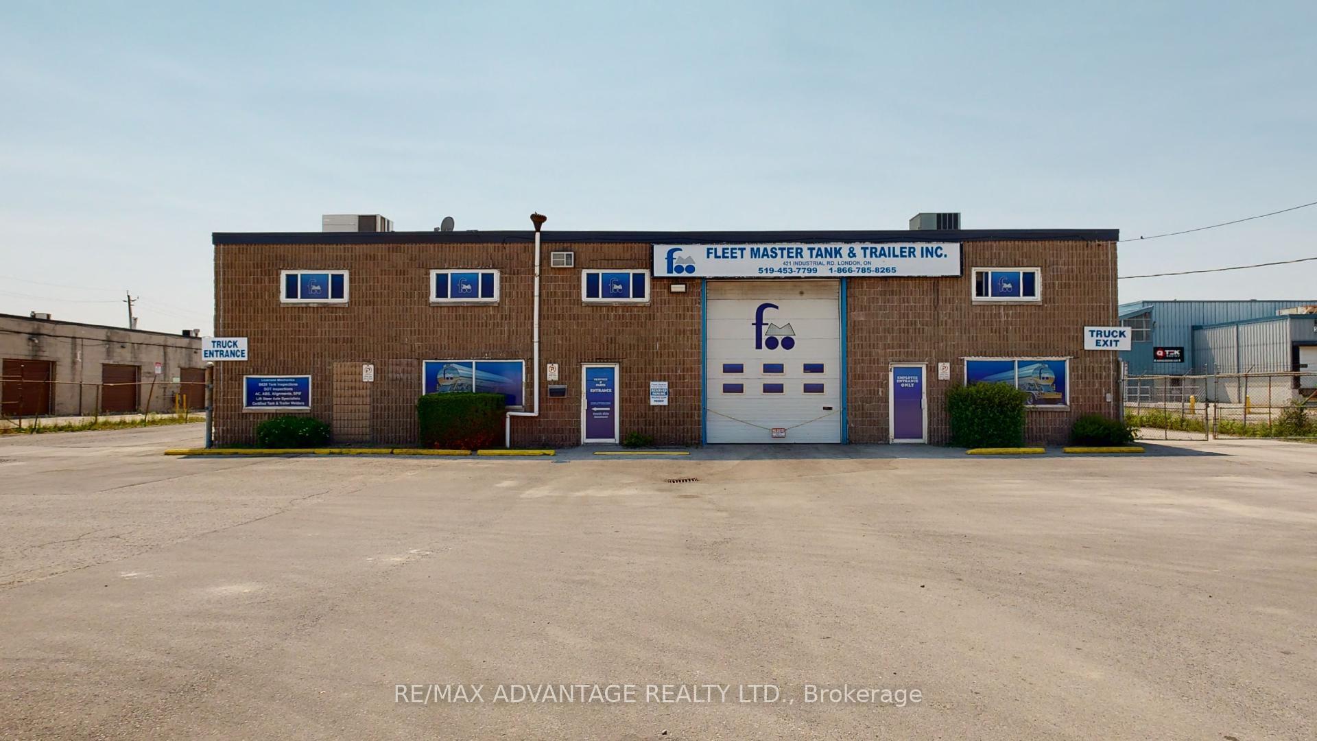 421 Industrial Road London East Ontario Canada Sale commercial   RE/MAX Advantage Realty Ltd., Brokerage*