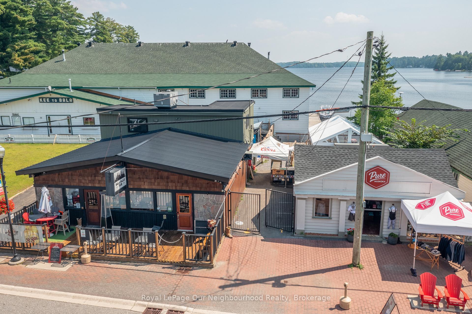 1010 Bala Falls Road Muskoka Lakes Ontario Canada Sale commercial Belle Jean Our Neighbourhood Realty Inc., Brokerage*