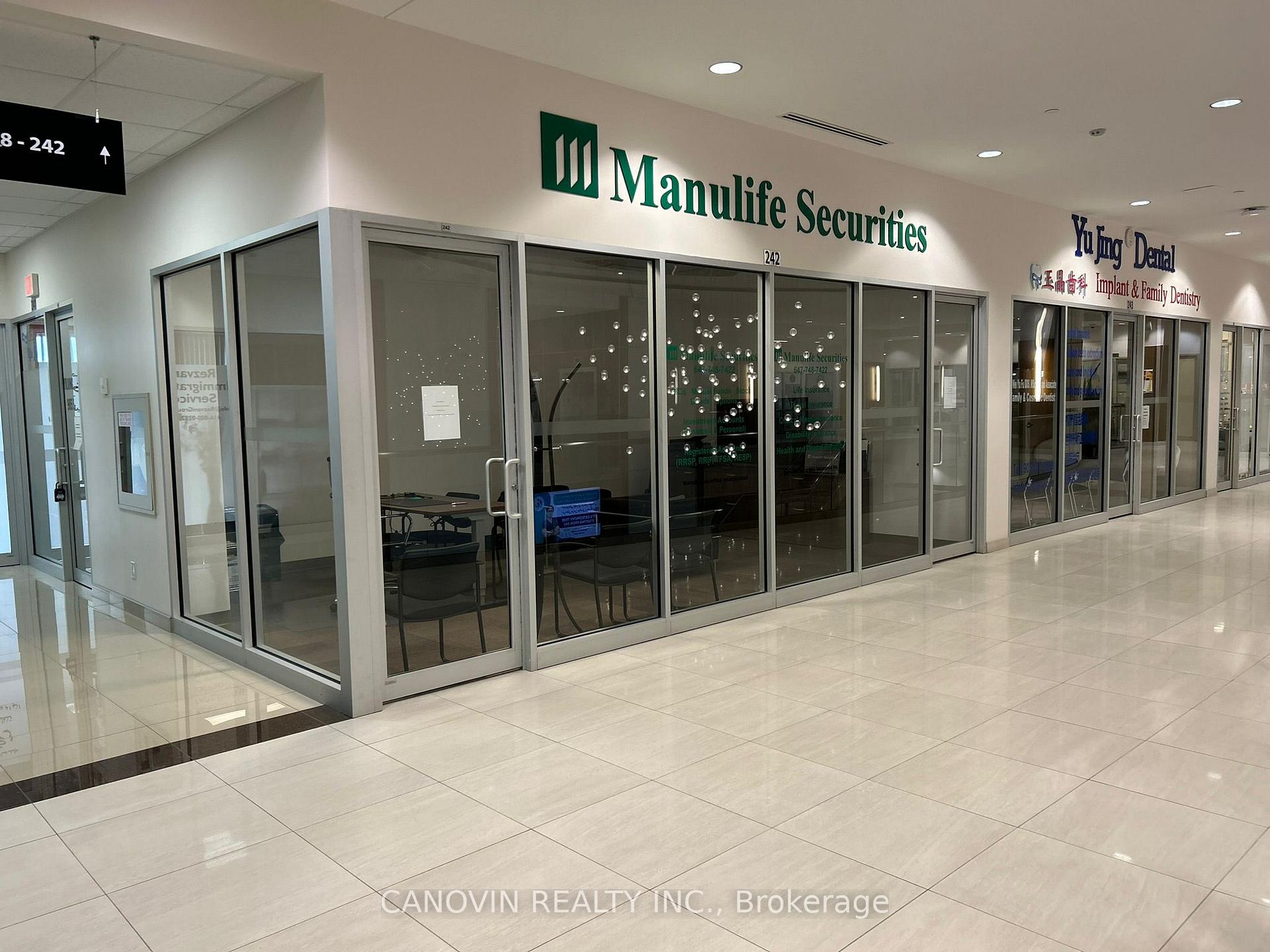 242 - 7163 Yonge Street Markham Ontario Canada Lease commercial   Canovin Realty Inc. Brokerage