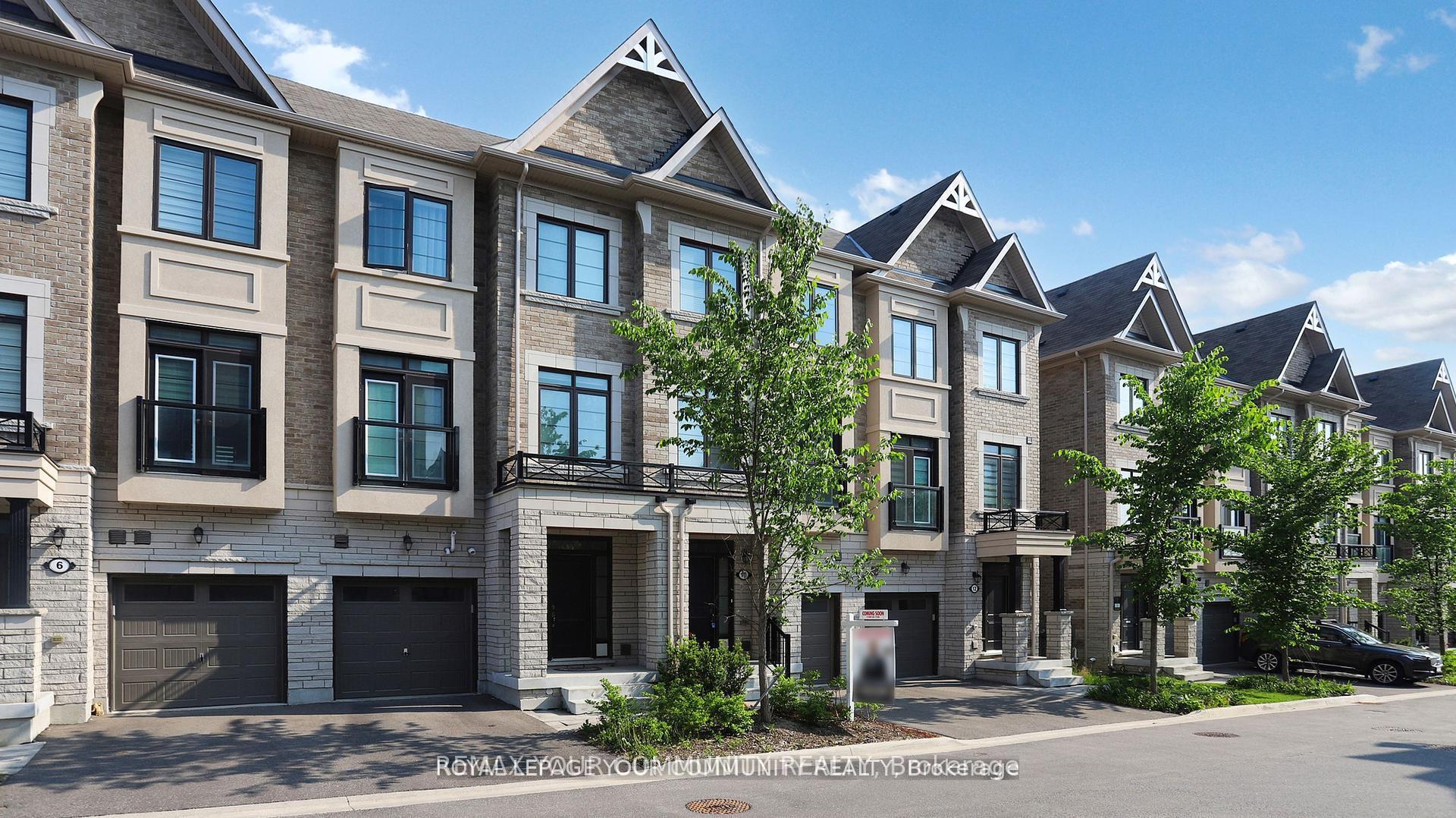 10 William Adams Lane Richmond Hill Ontario Canada Sale residential Frank Reyhani Re/Max Your Community Realty, Brokerage *