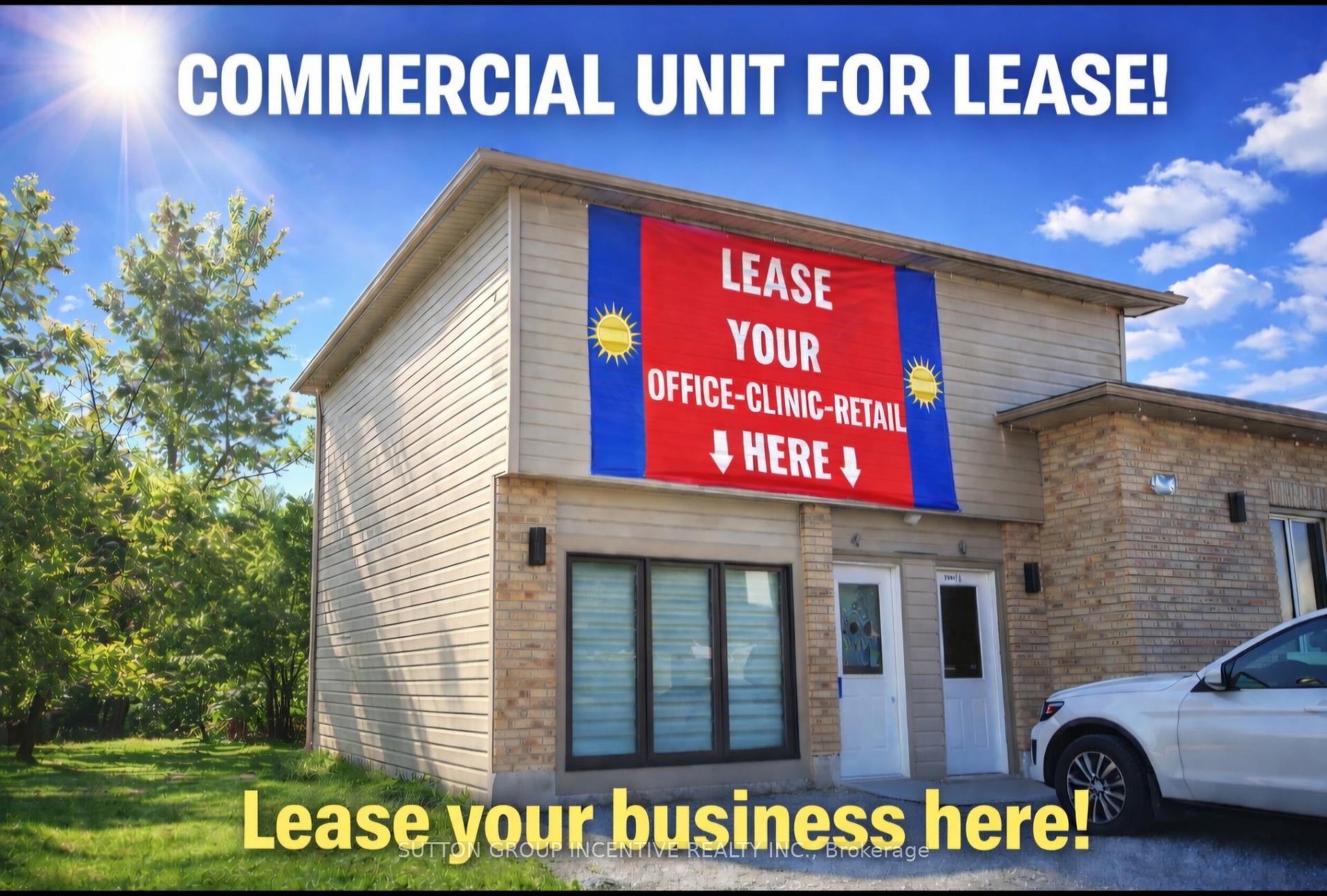 UNIT #3 - 2091 25 Side Road Innisfil Ontario Canada Lease commercial   Sutton Group Incentive Realty Inc.,Brokerage*