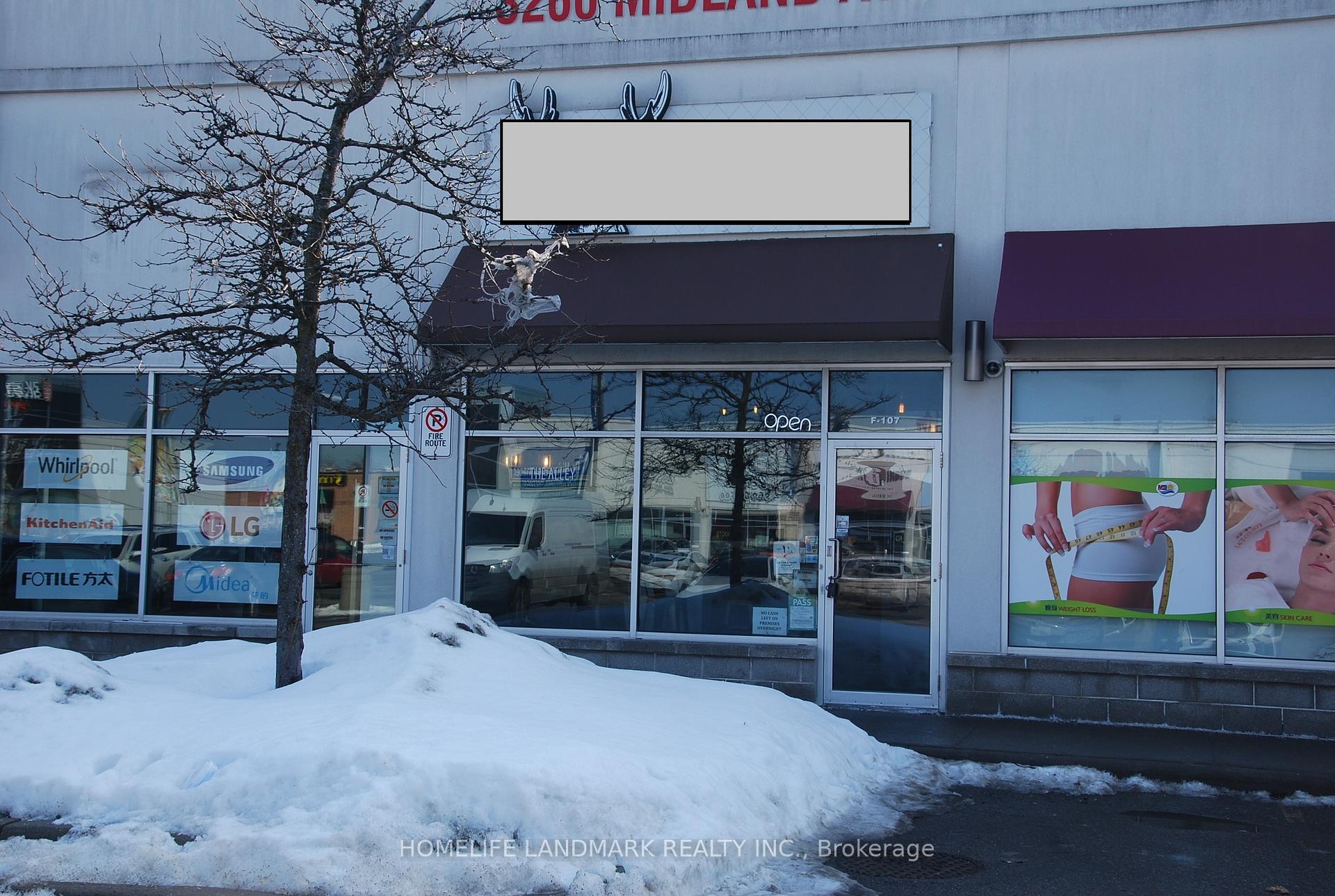 F-107 - 3260 Midland Avenue Toronto Ontario Canada Sale commercial NAWEL  SETH TRAIL BLAZERS REALTY Brokerage 