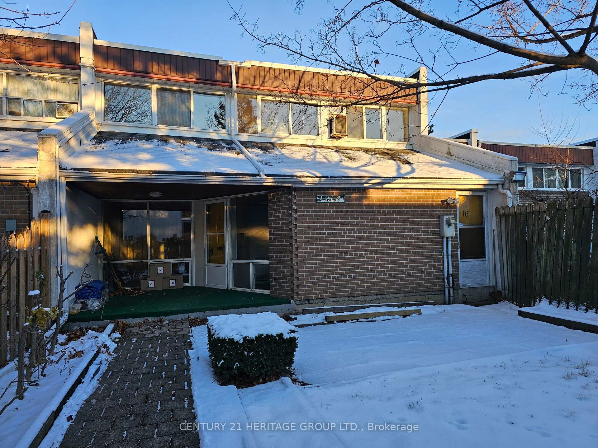 161 - 70 Driftwood Avenue Toronto Ontario Canada Sale residential   Century 21 Heritage Group Ltd. Brokerage*