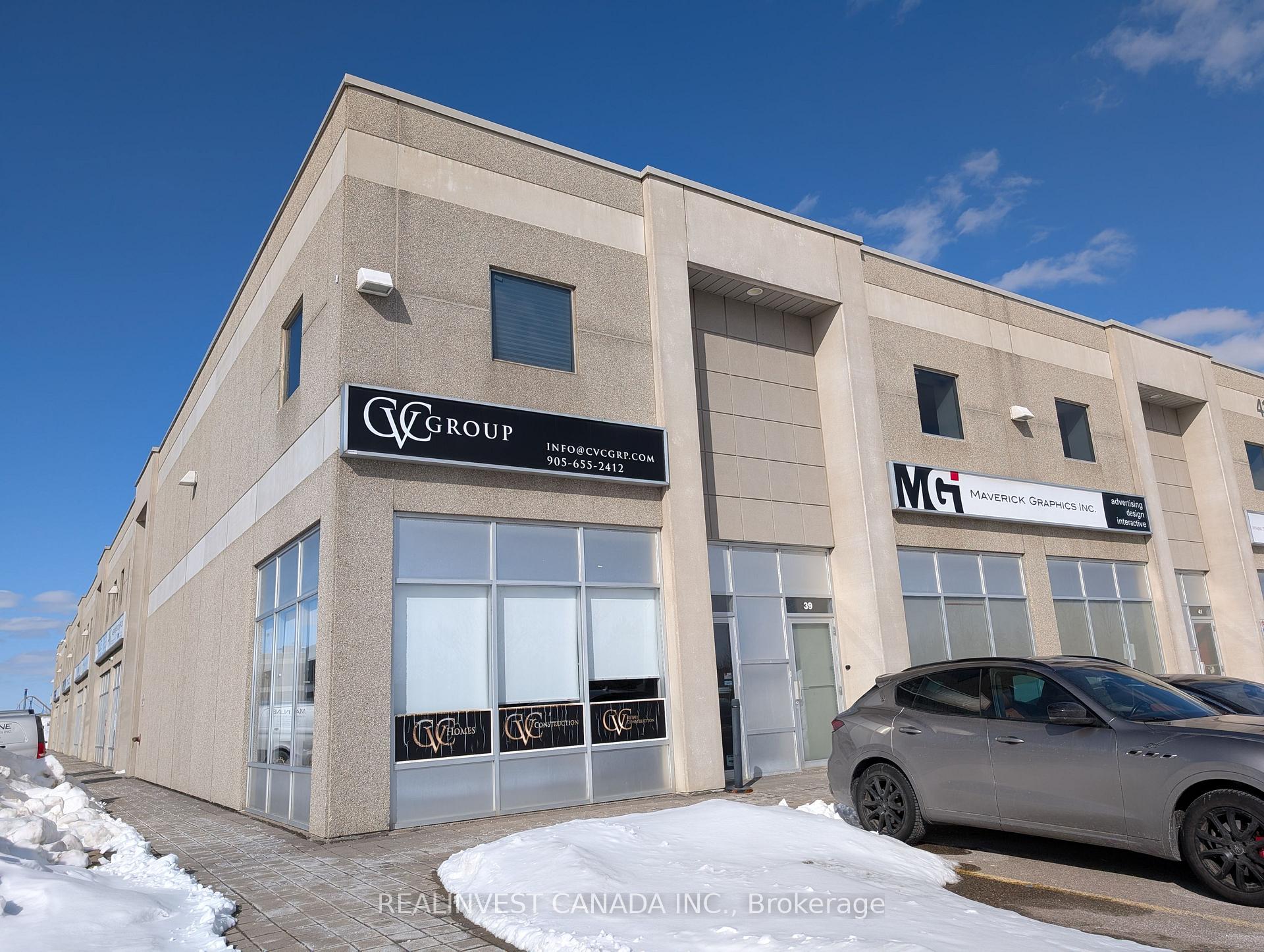 38 - 411 Four Valley Drive Vaughan Ontario Canada Lease commercial AMIT TALREJA RE/MAX Hallmark Realty Ltd., Brokerage*