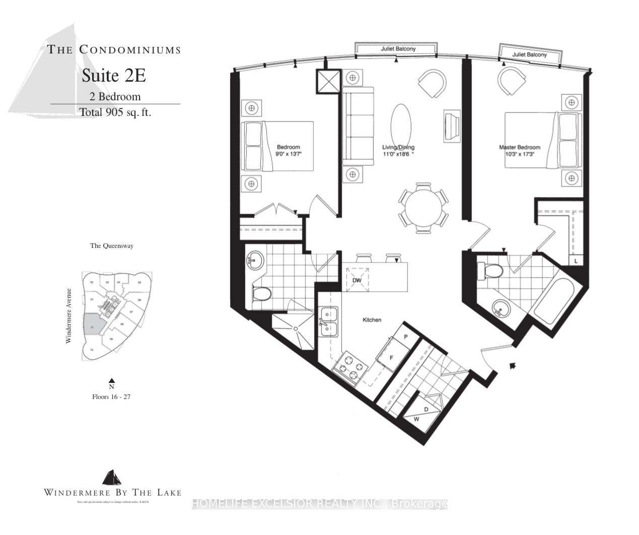 2411 - 15 Windermere Avenue Toronto Ontario Canada Sale residential Ariane Calalang-Castillo HomeLife Excelsior Realty Inc., Brokerage*