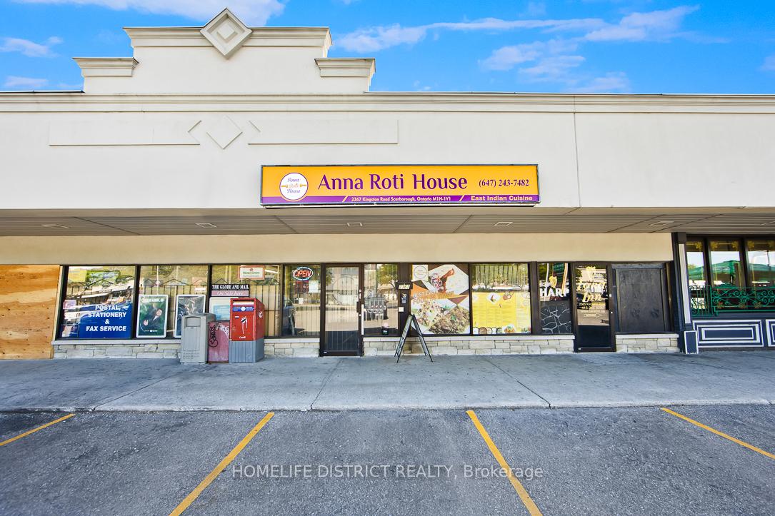 2367 Kingston Road Toronto Ontario Canada Sale commercial Prem Ragunathan HOMELIFE DISTRICT REALTY, Brokerage*