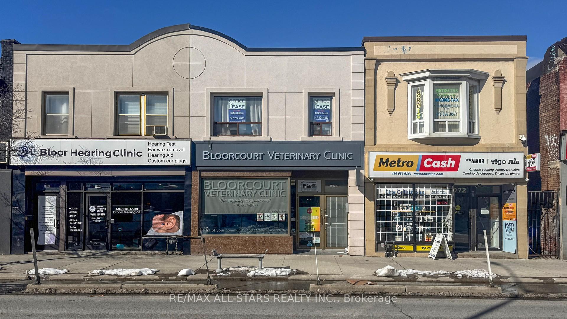 200 - 1074 Bloor Street W Toronto Ontario Canada Lease commercial Bruce Anderson RE/MAX All-Stars Realty Inc., Brokerage *