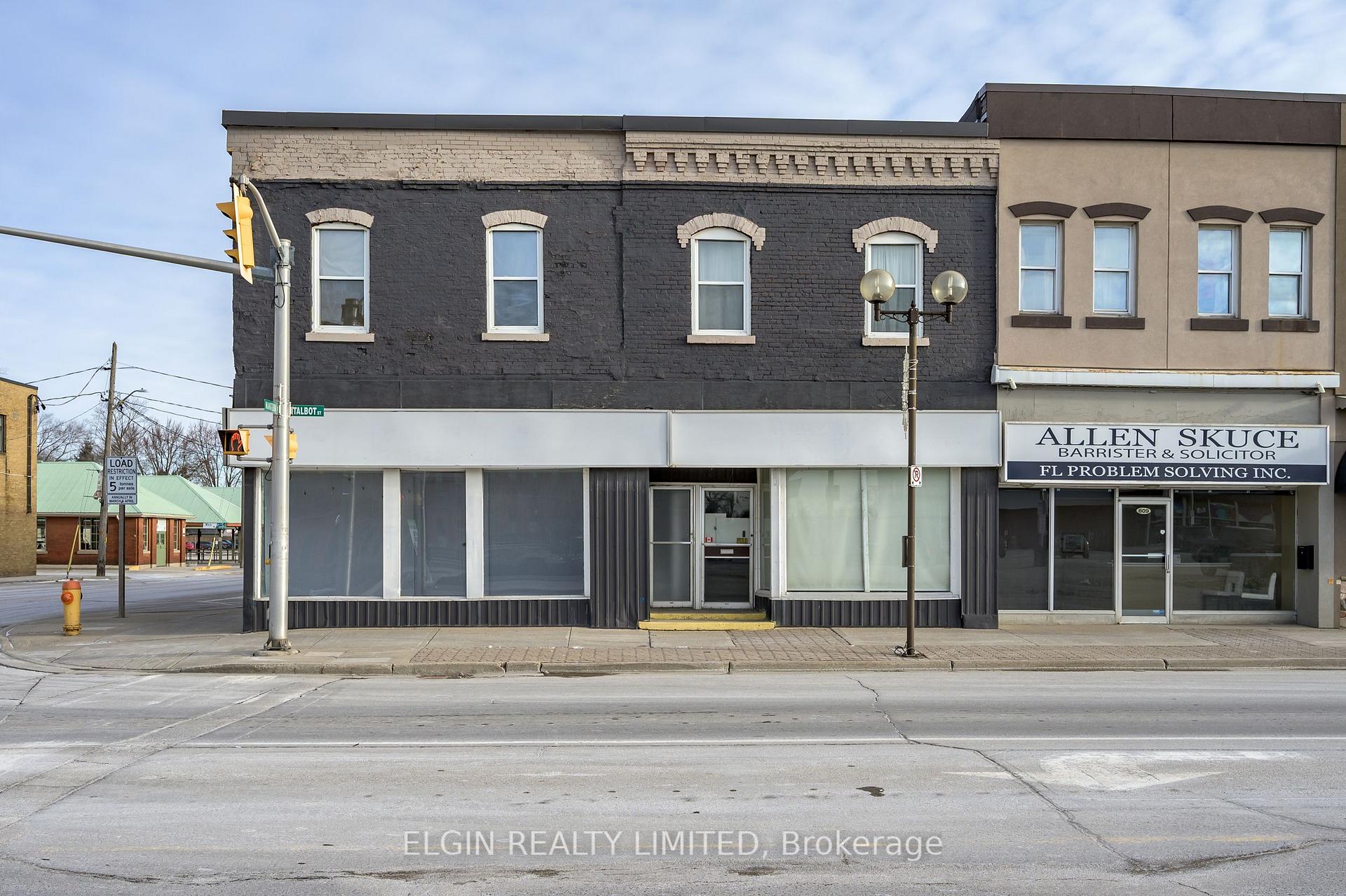 801-807 Talbot Street St. Thomas Ontario Canada Lease commercial Elgin Realty