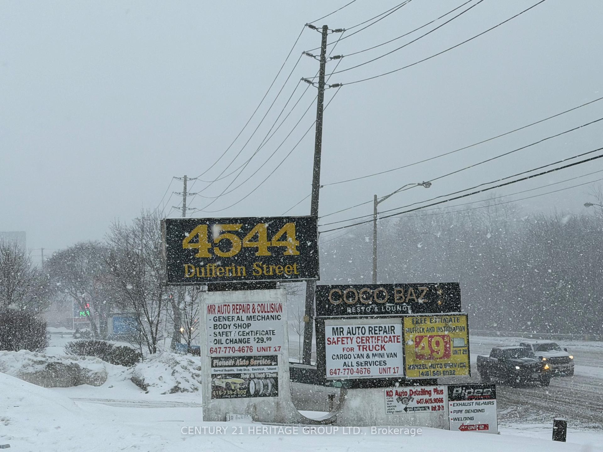 40 - 4544 Dufferin Street W Toronto Ontario Canada Lease commercial Toronto Best Houses Century 21 Heritage Group Ltd. Brokerage*