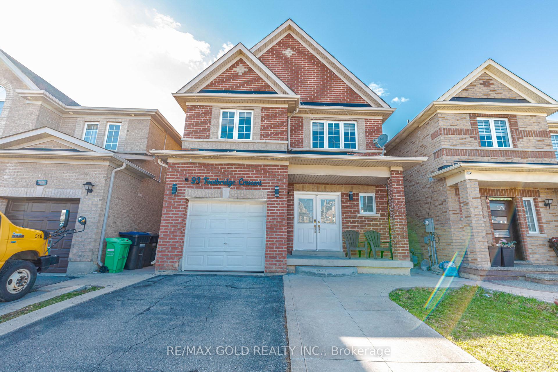 93 Footbridge Crescent Brampton Ontario Canada Sale residential Raj Dhawan RE/MAX Gold Realty Inc., Brokerage*