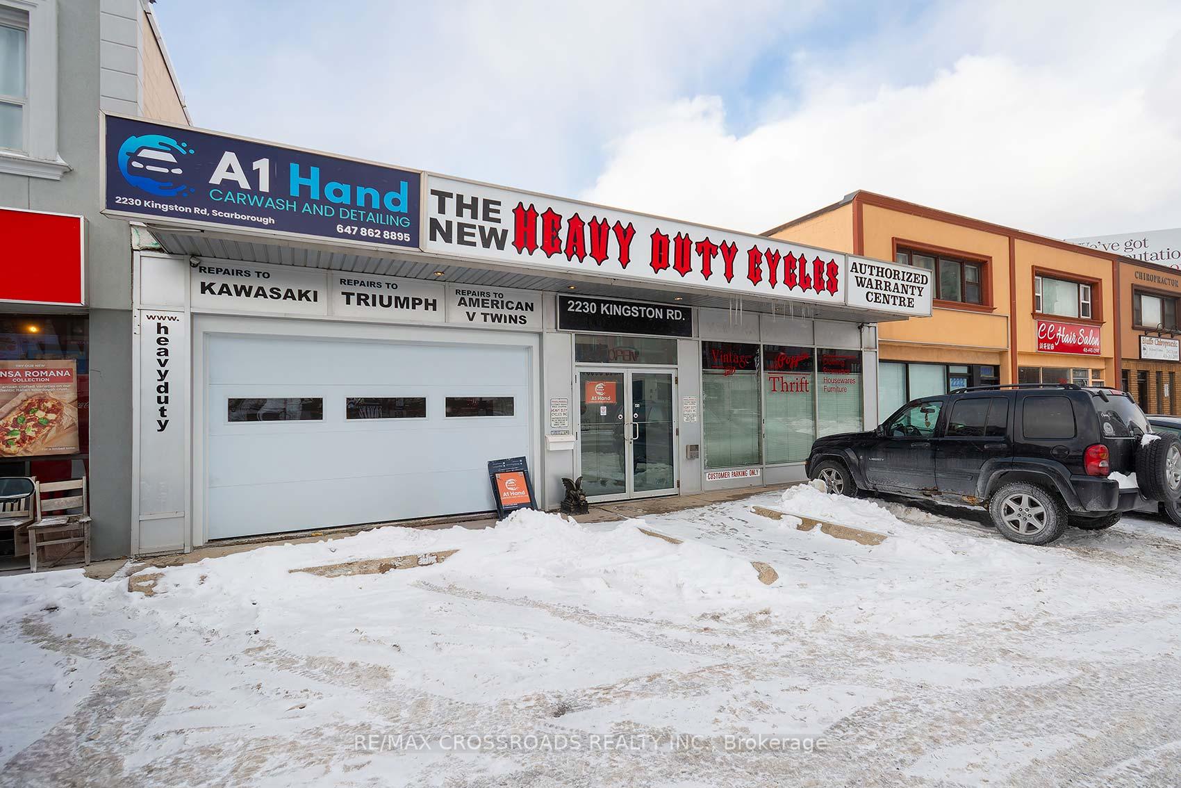 2230 Kingston Road Toronto Ontario Canada Sale commercial Sujan Shan RE/MAX CROSSROADS REALTY INC, Brokerage*