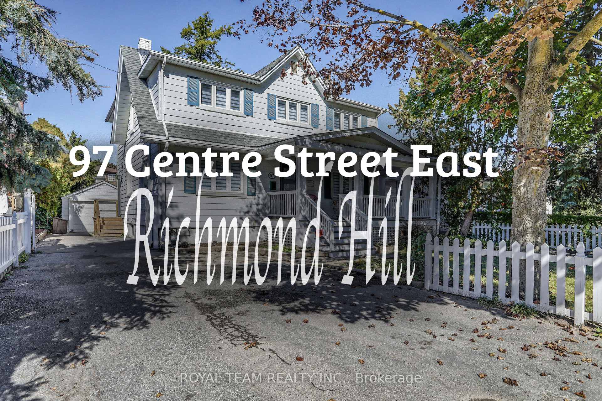 97 Centre Street E Richmond Hill Ontario Canada Sale residential Millennium Group Right at Home Realty, Brokerage*