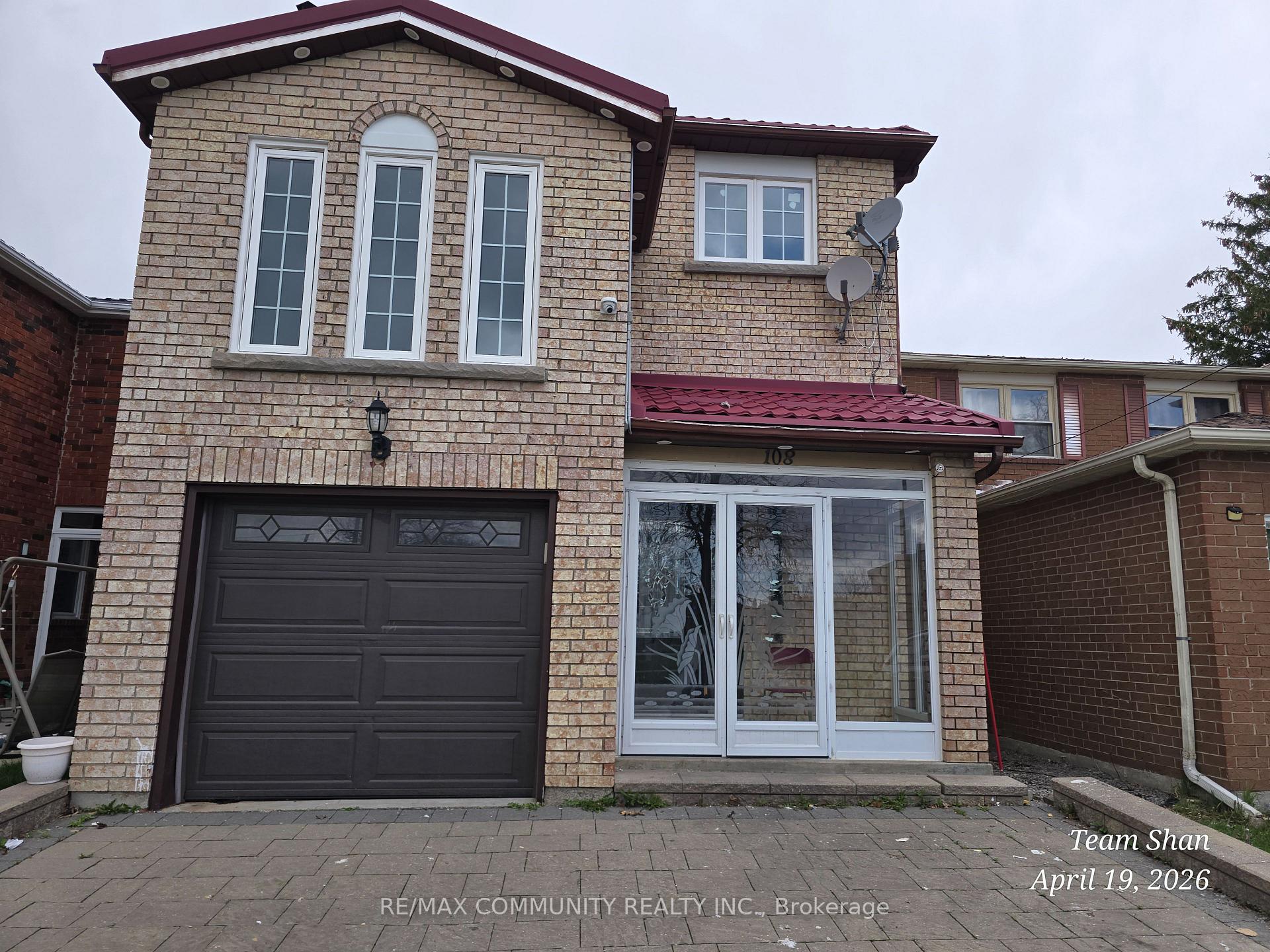 Main - 108 Pennyhill Drive Toronto Ontario Canada Rent residential Vignes Sinnadurai RE/MAX Community Realty Inc, Brokerage *