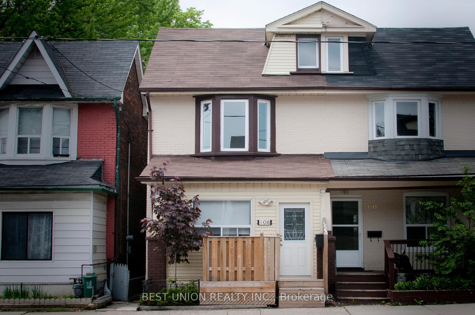 Upper - 108 Jones Avenue Toronto Ontario Canada Rented residential   Best Union Realty Inc., Brokerage