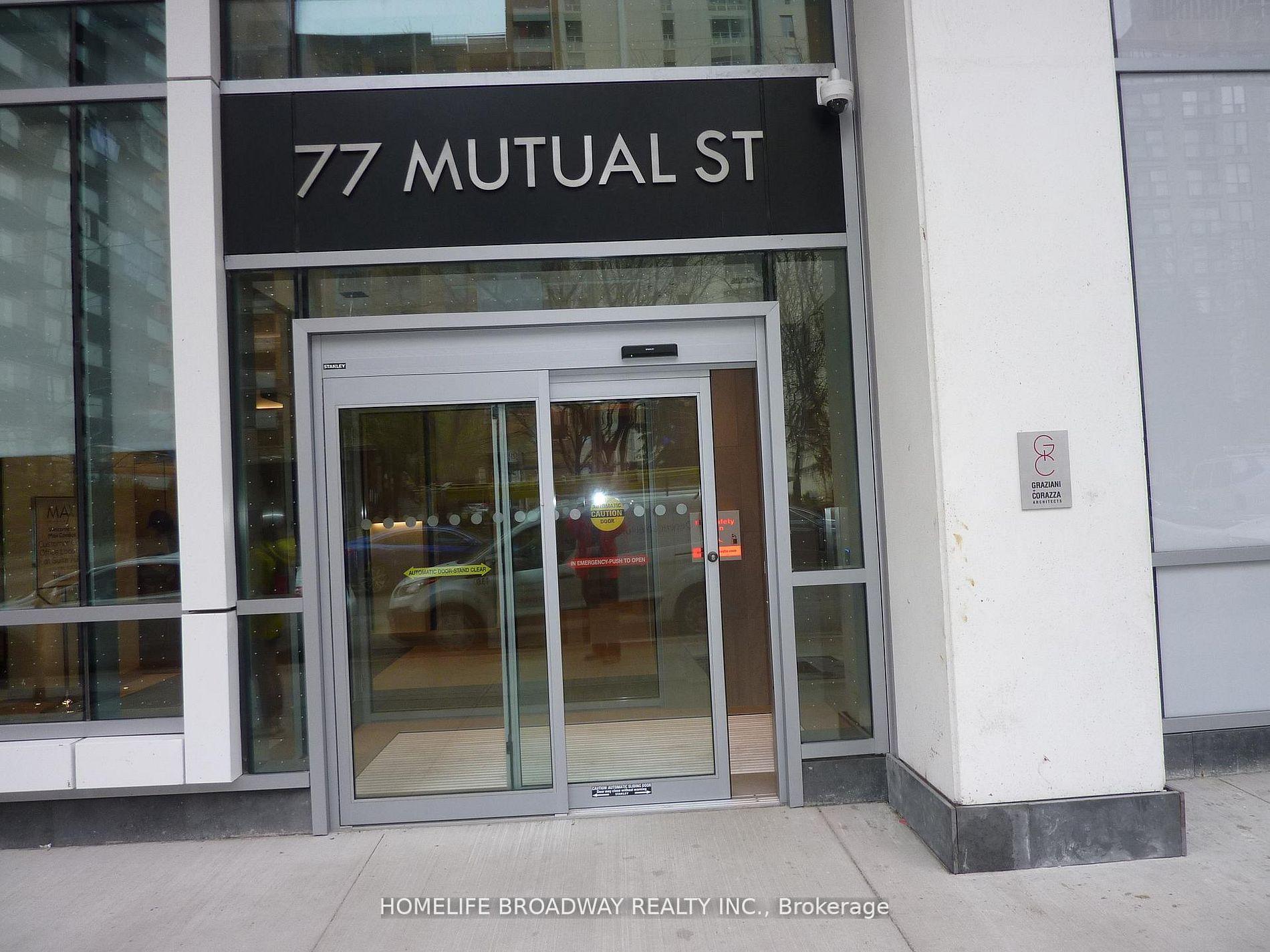 704 - 77 Mutual Street Toronto Ontario Canada Rent residential   HomeLife Broadway Realty Inc., Brokerage*