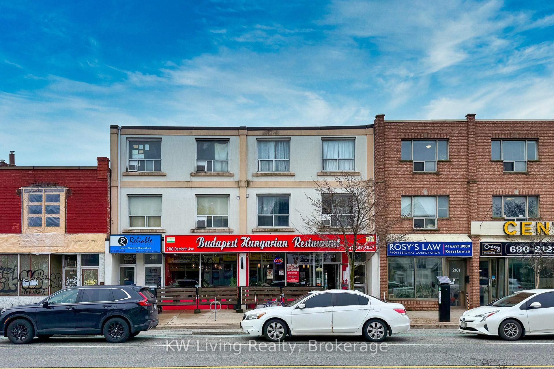2183 & 2185 Danforth Avenue Toronto Ontario Canada Sale commercial Dennis Alexander Dencor Realty Inc., Brokerage *