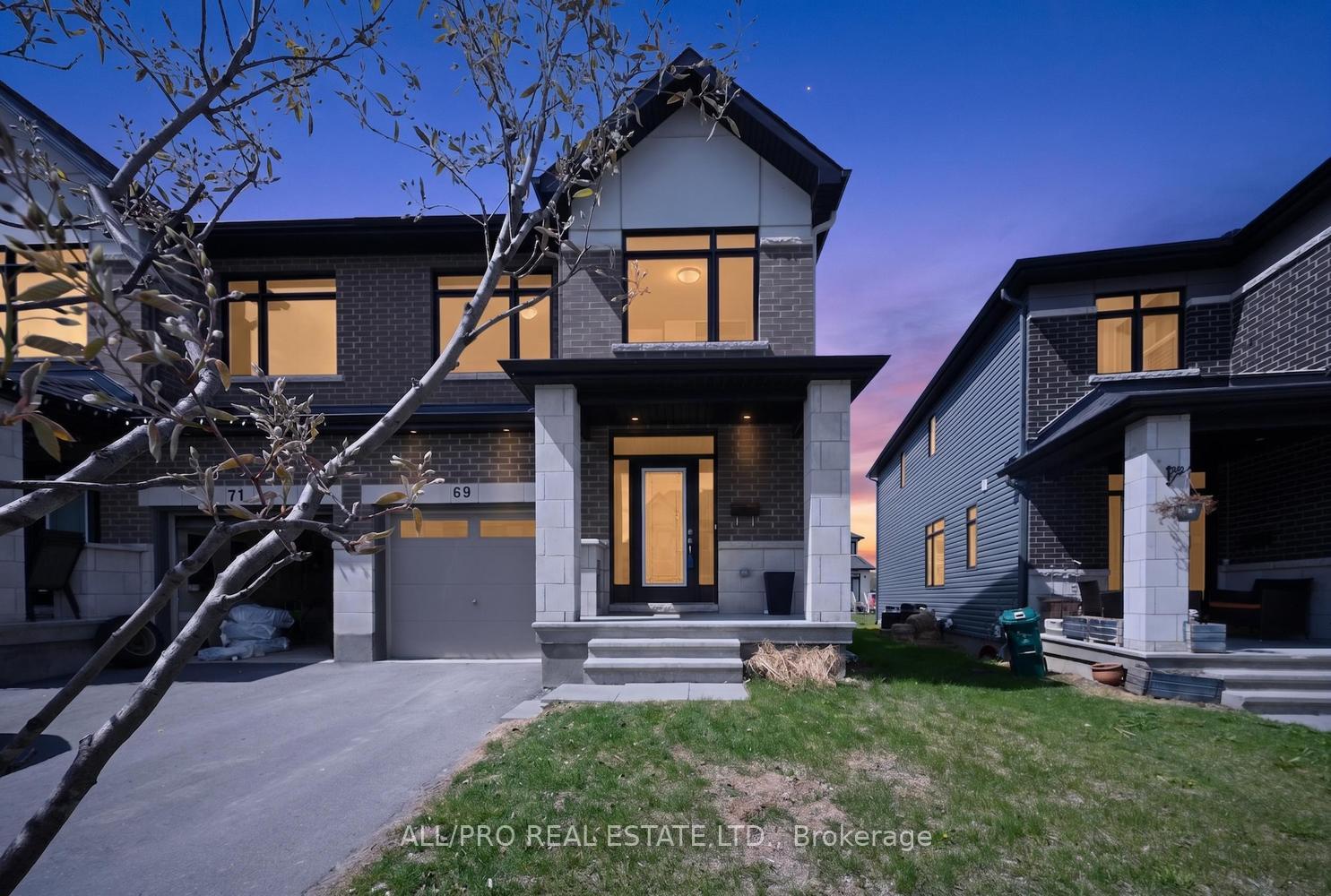 69 Heirloom Street Ottawa Ontario Canada Sale residential Henga Nayeri Right at Home Realty, Brokerage*