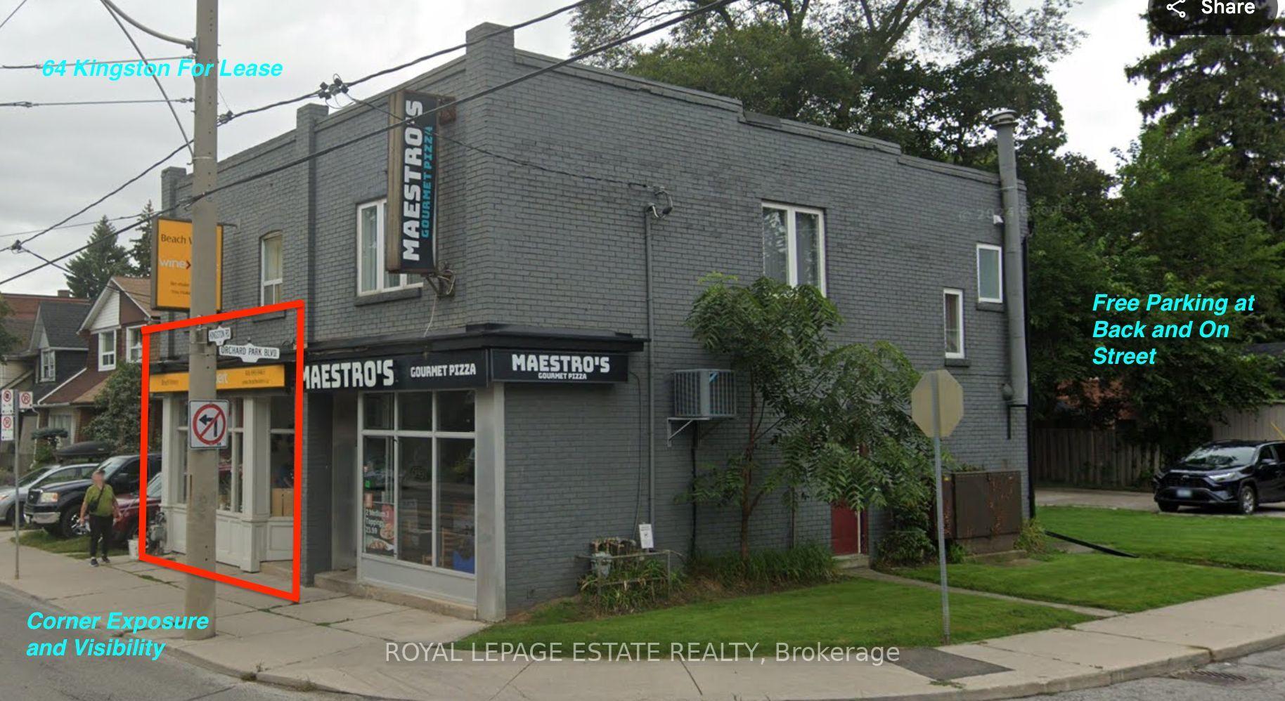 64 Kingston Road Toronto Ontario Canada Lease commercial   HomeLife Top Star Realty Inc., Brokerage *