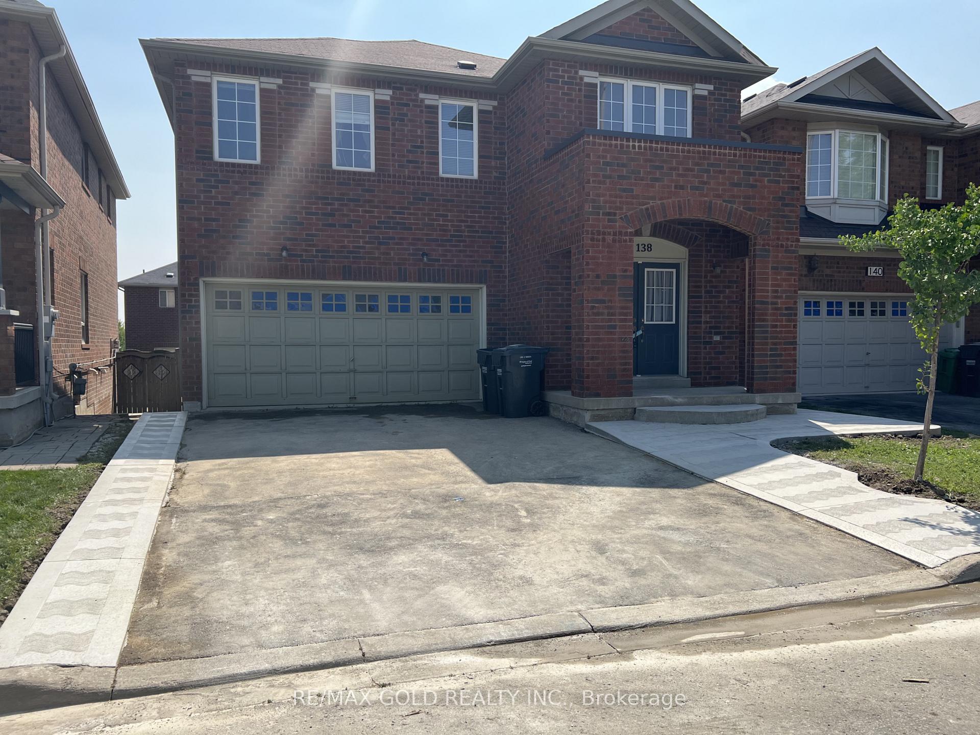 Upper - 138 Degrassi Cove Circle Brampton Ontario Canada Rented residential   TRIMAXX REALTY LTD. Brokerage