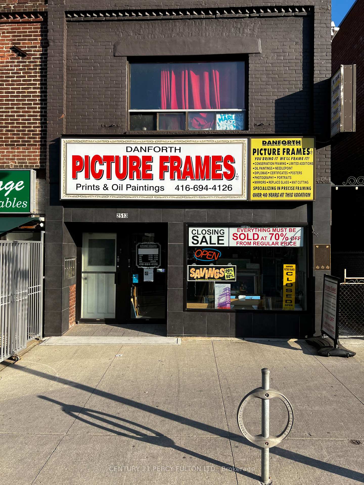 2513 Danforth Avenue Toronto Ontario Canada Lease commercial Billa Sharma Century 21 Percy Fulton Ltd., Brokerage*