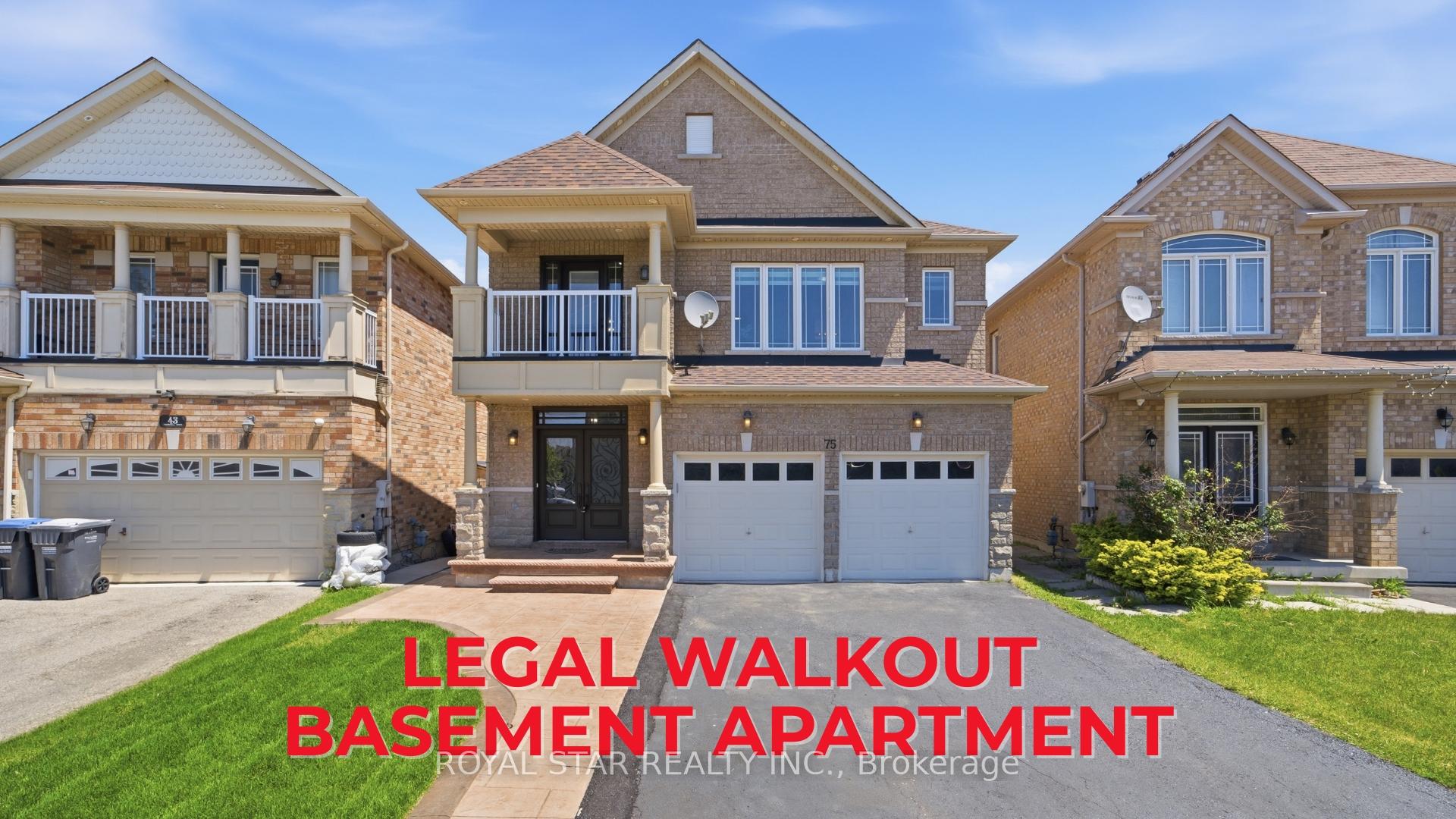 75 Skyvalley Drive Brampton Ontario Canada Sale residential   Royal Star Realty Inc., Brokerage*