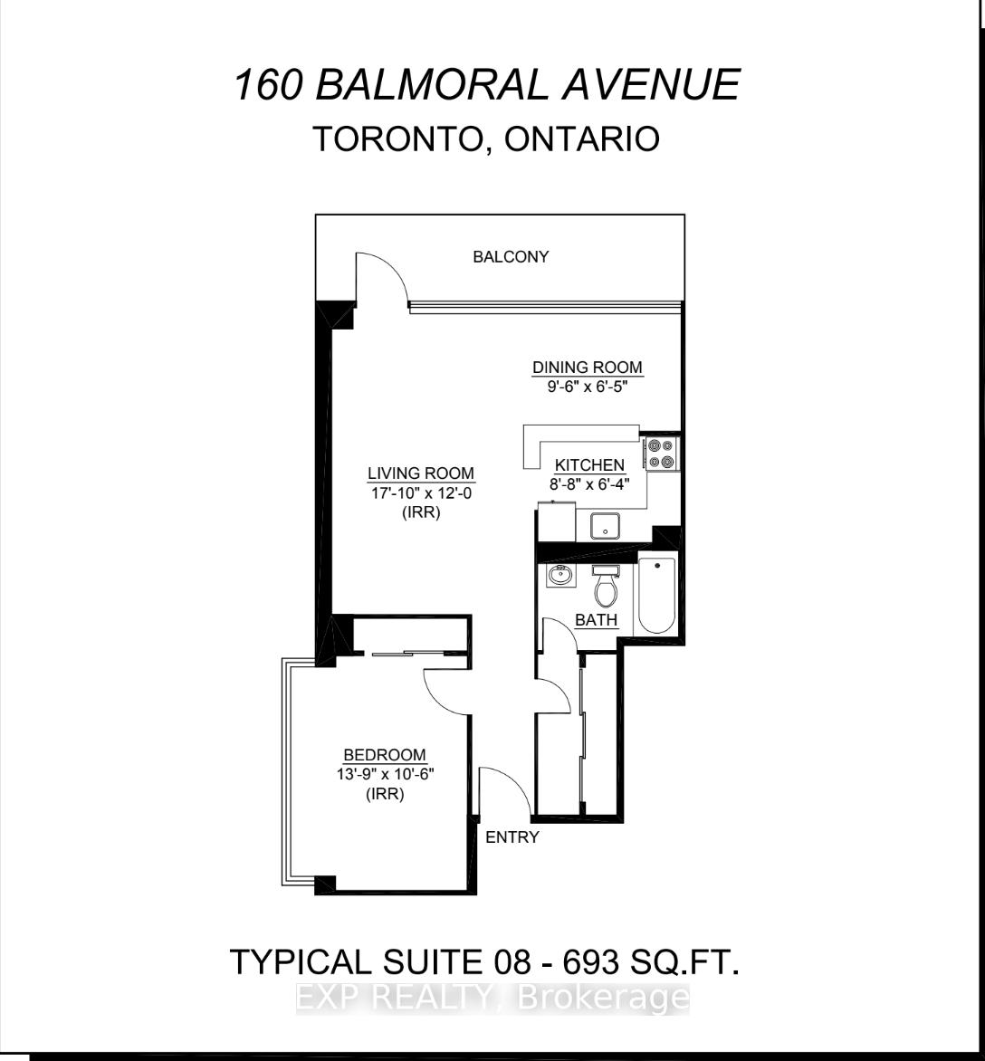 1108 - 160 Balmoral Avenue Toronto Ontario Canada Rented residential Varun Sirohi HomeLife Superstars Real Estate Ltd., Brokerage*
