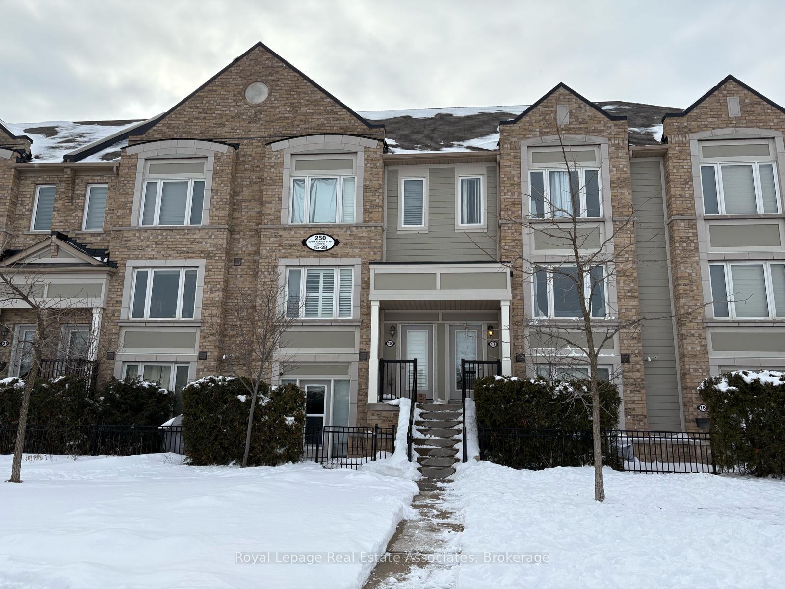 19 - 250 Sunny Meadow Boulevard Brampton Ontario Canada Sale residential Raj Sharma RE/MAX Realty Services Inc., Brokerage*