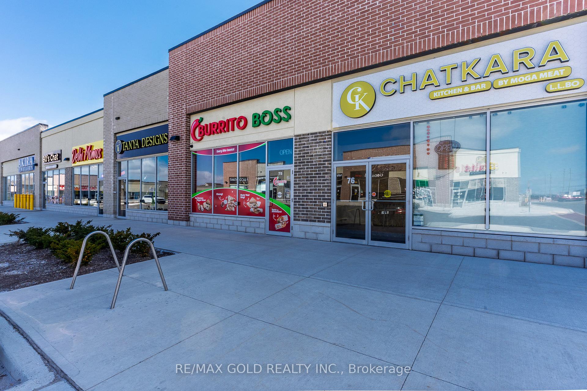 75 - 6181 Mayfeild Road Brampton Ontario Canada Sale commercial Rashminder Chadha REMAX Gold Realty Inc., Brokerage*