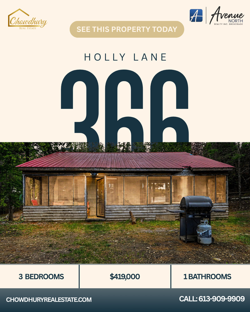 366 Holly  Lane  Lyndoch and Raglan Ontario Canada Sale residential   Chowdhury Real Estate