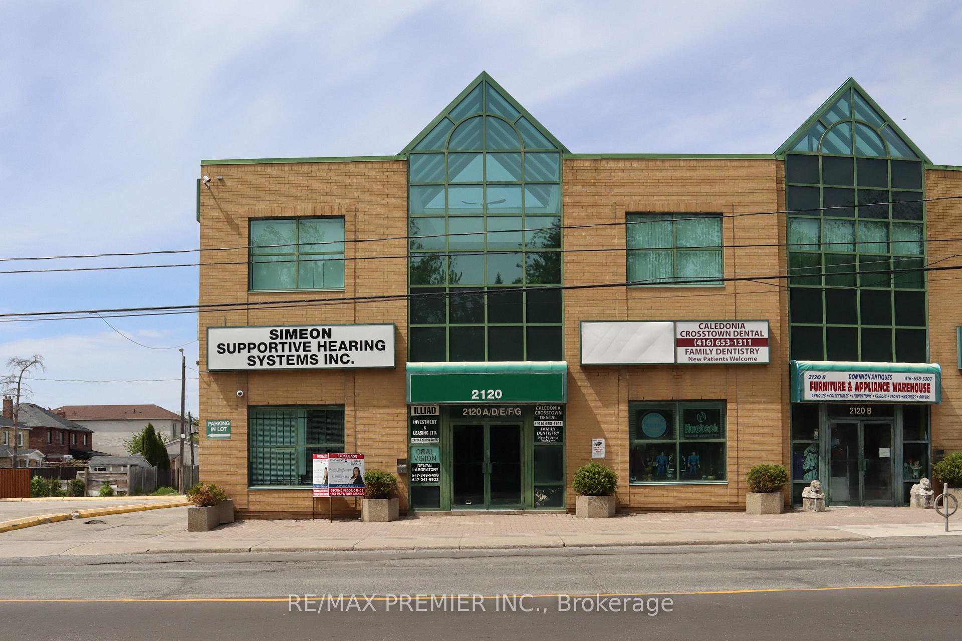 #F - 2120 Eglinton Avenue W Toronto Ontario Canada Lease commercial Leida Sefa RE/MAX PREMIER INC. Brokerage*