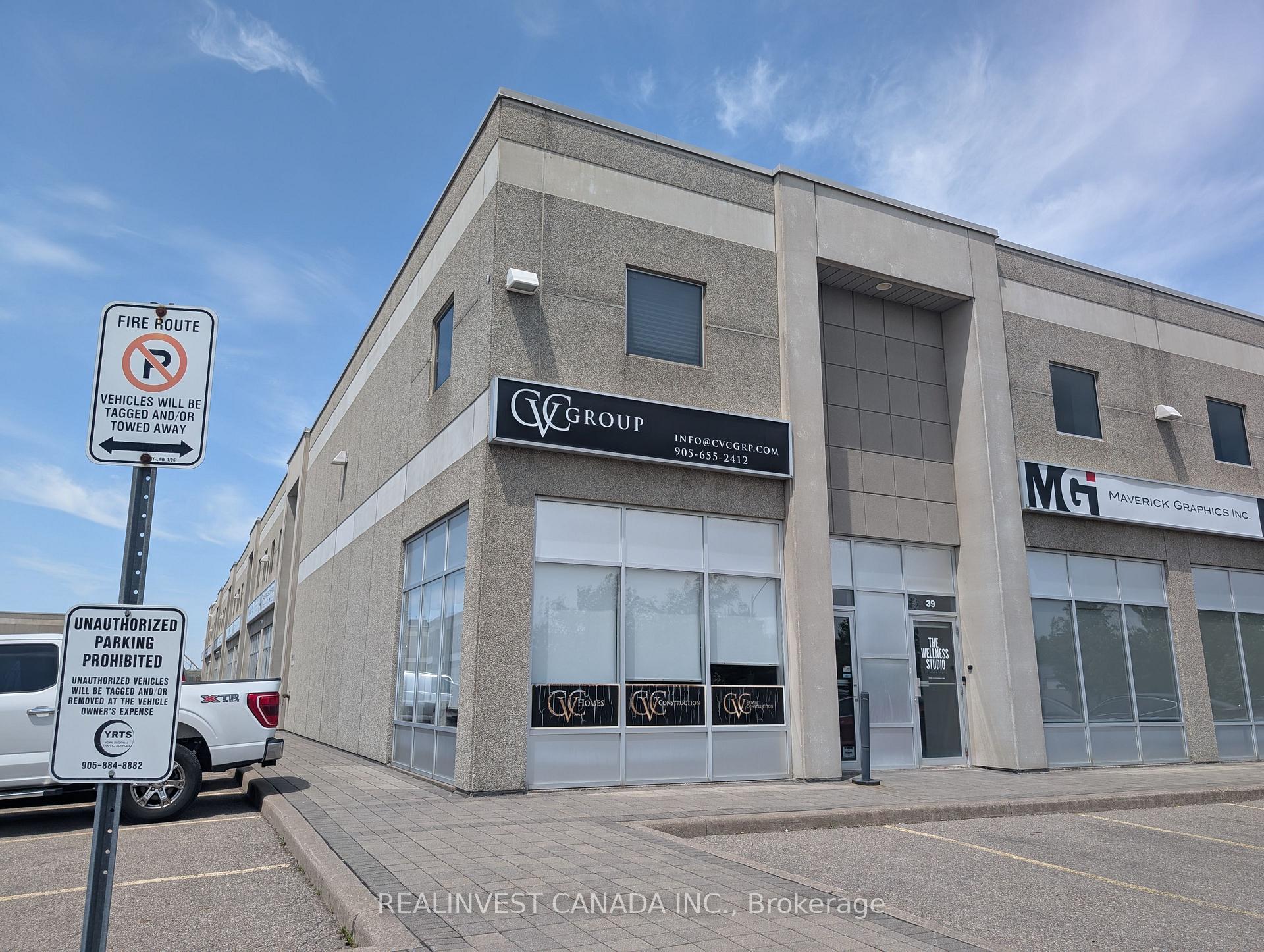 38 - 411 Four Valley Drive Vaughan Ontario Canada Lease commercial Silvia Di Monte Realinvest Canada Inc., Brokerage*