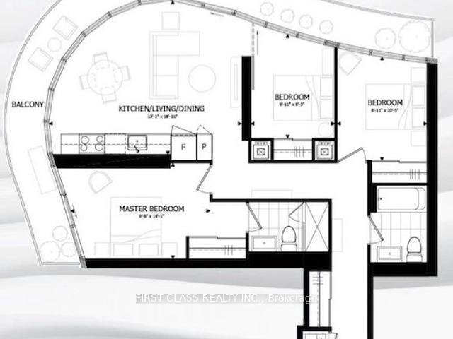1212 - 403 Church Street Toronto Ontario Canada Rent residential Yan Zhou FIRST CLASS REALTY INC. Brokerage* 