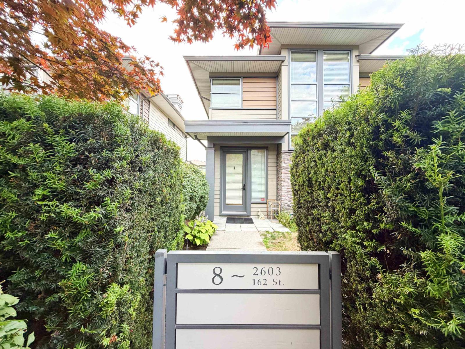 8 2603 162 STREET Surrey British Columbia Canada Sale residential Minh Ta Saba Realty Ltd