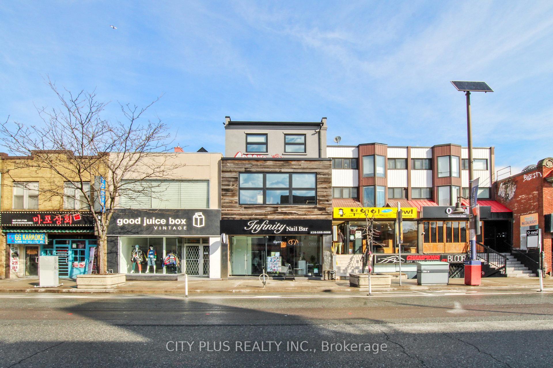 704 Bloor Street W Toronto Ontario Canada Lease commercial   City Plus Realty Inc. Brokerage*