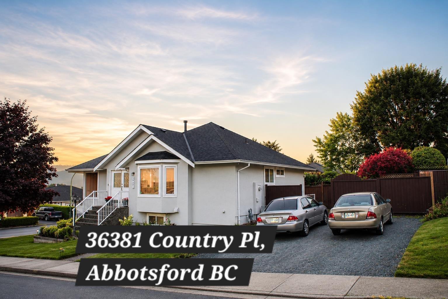 36381 COUNTRY PLACE Abbotsford British Columbia Canada Sale residential Kirandeep Gill Coldwell Banker Executives Realty