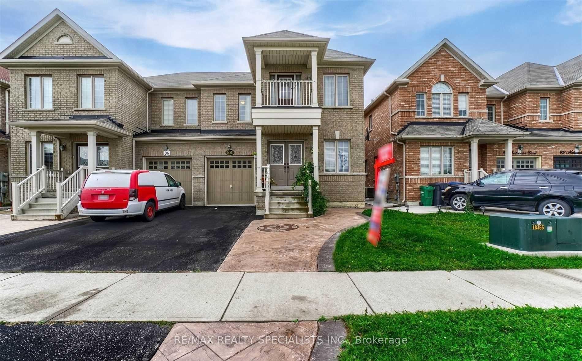 MAIN & 2ND - 88 Natronia Trail Brampton Ontario Canada Rented residential Shiv Sharma RE/MAX Realty Specialists Inc., Brokerage*