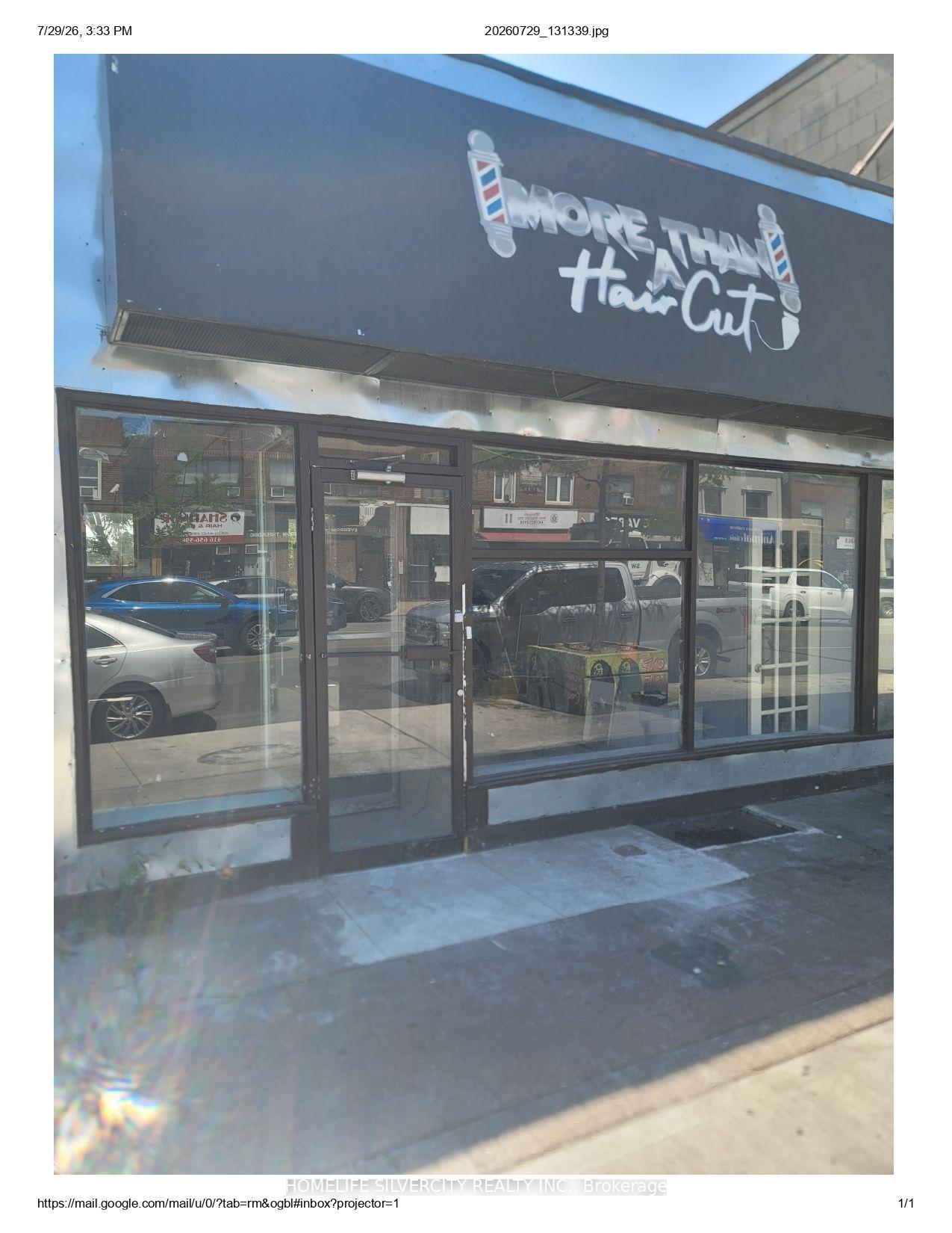 1543 Eglinton Avenue W Toronto Ontario Canada Lease commercial Nav Dhaliwal HomeLife Silvercity Realty Inc., Brokerage*