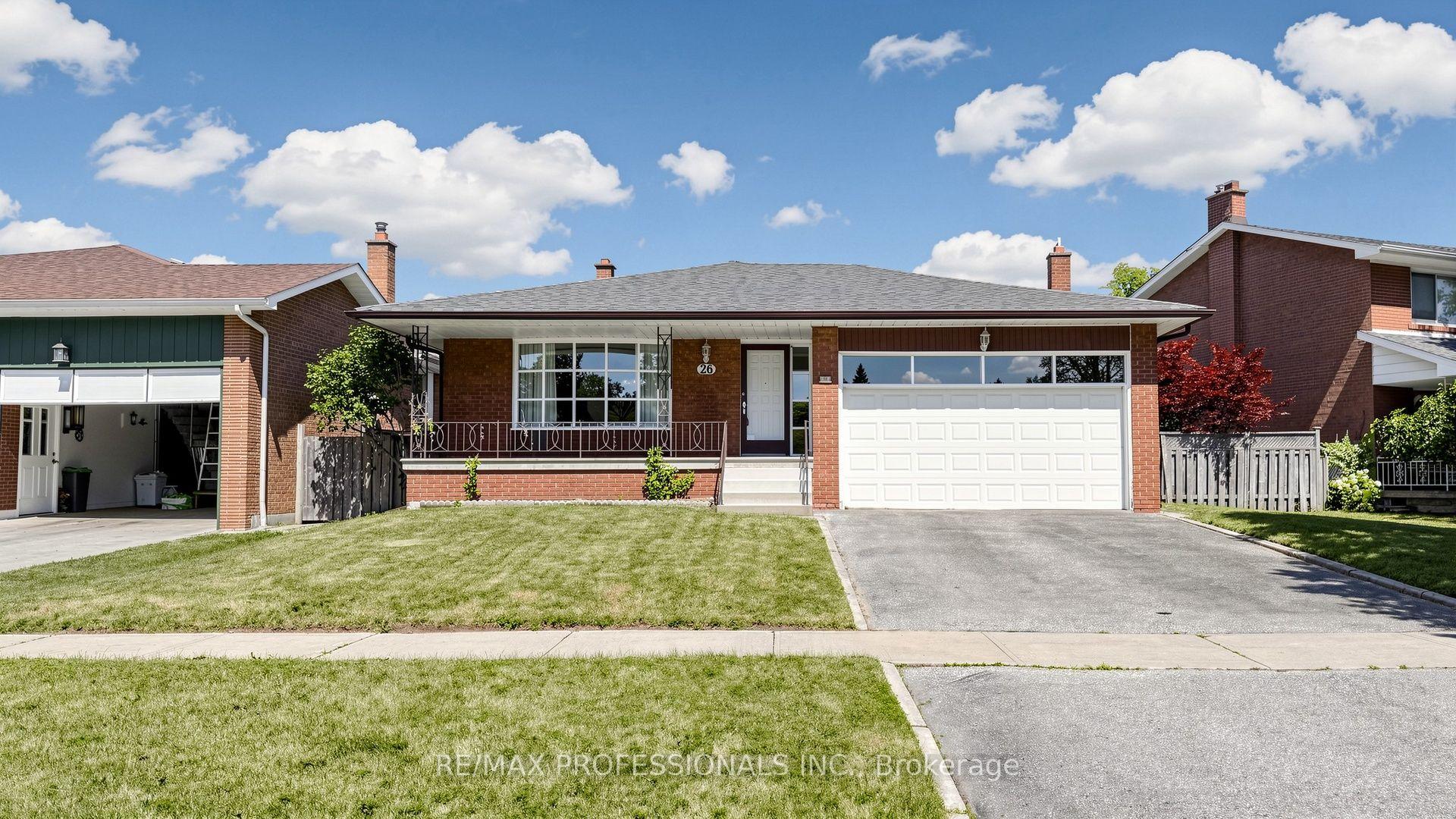 26 Woodcrest Drive Toronto Ontario Canada Sale residential Brian Pennington RE/MAX Professionals Inc., Brokerage *