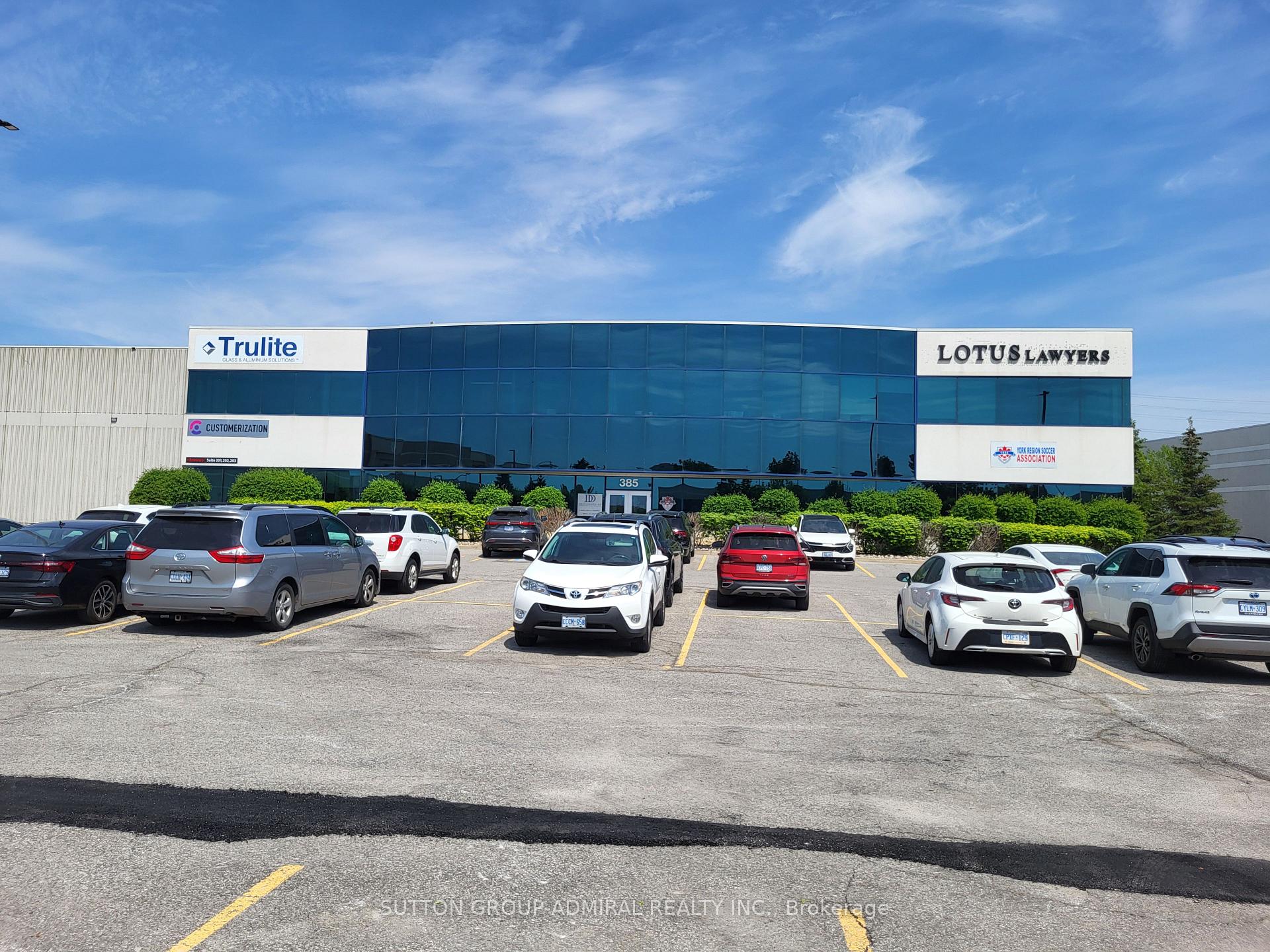 201A - 385 Connie Crescent Vaughan Ontario Canada Lease commercial Aleksandra Jurevich Sutton Group-Admiral Realty Inc., Brokerage *