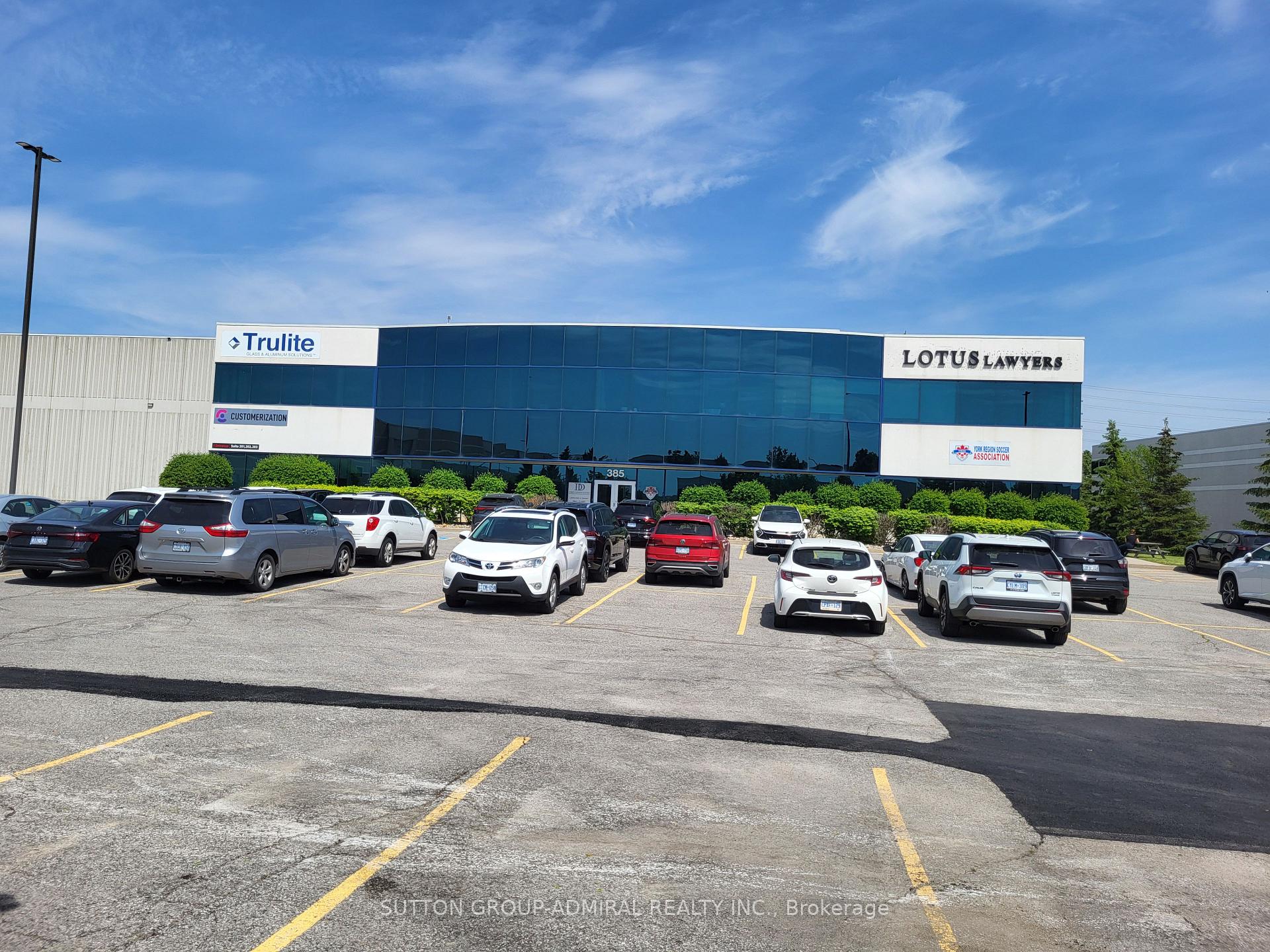 203 - 385 Connie Crescent Vaughan Ontario Canada Lease commercial Marvin Newman Sutton Group-Admiral Realty Inc., Brokerage *